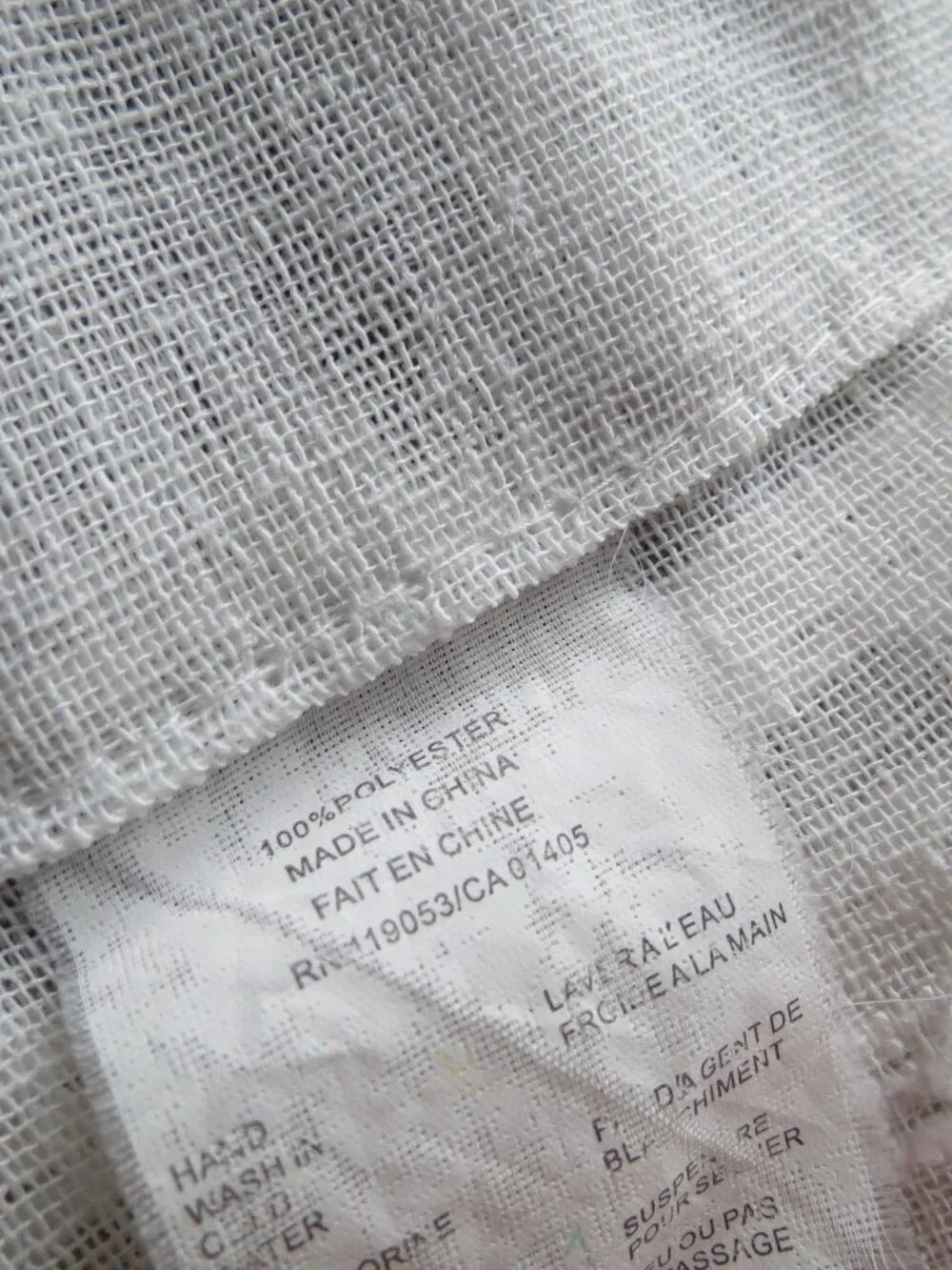 White w gray stripe bands (2) Curtain Panels 40